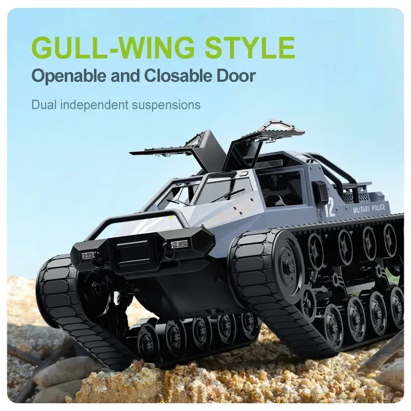 JJRC Snelle afstandsbediening tank stuntauto Militair model Simulatie Duikbaan Jeugdspeler Verzamelaars Favoriet speelgoed