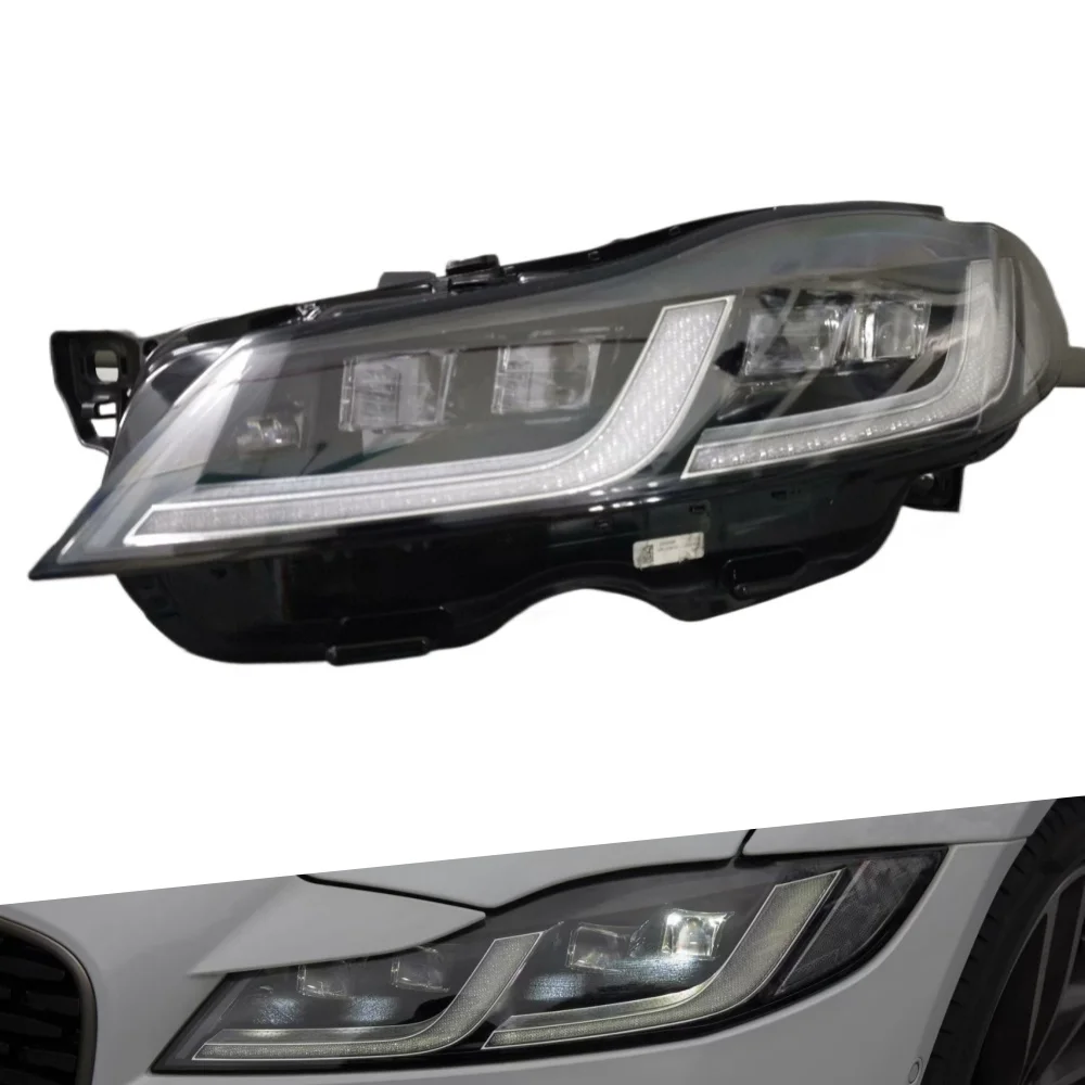 Fit For Jaguar XF Headlight 2021-2025 XF F-PACE Headlights XF P300 F-PACE P400 Headlight Pixel LED Headlight Assembly Upgrade