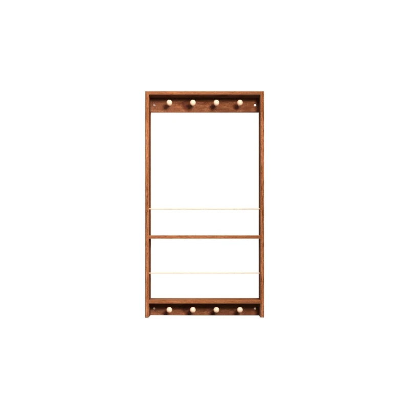 Ultra-narrow door rack storage cabinet clothes and hats are integrated into the home