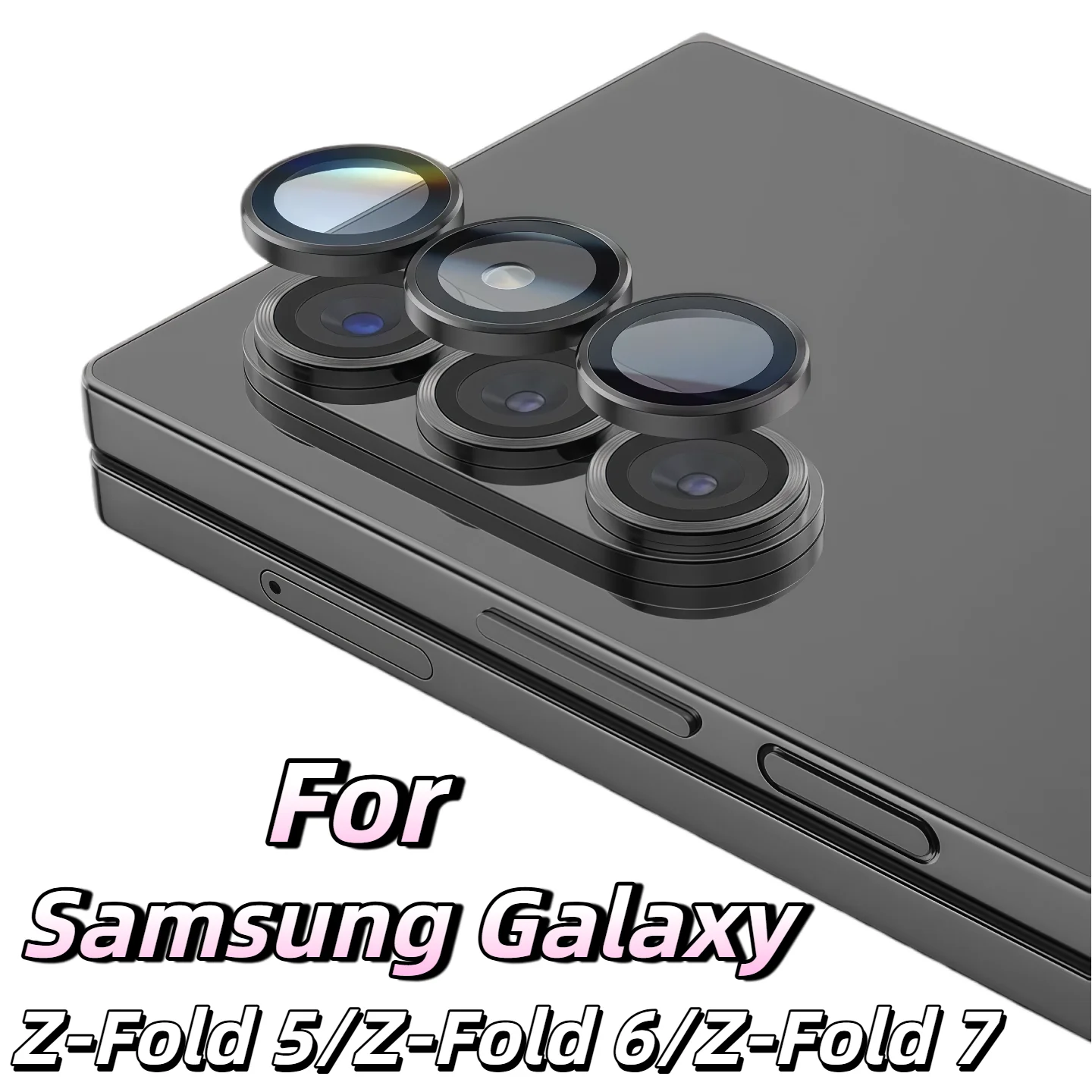 For Galaxy Zfold5 6 7 lens protective film tempered glass easy to install scratch resistant durable clear HD