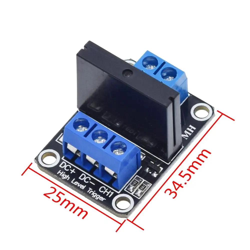 TZT 5V Relay 1 2 4 8 Channel untuk OMRON SSR High Low Level Solid State Modul Relay 250V 2A UNTUK Arduino
