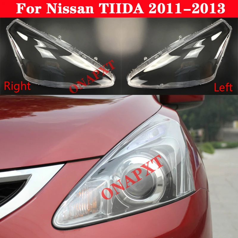 

Крышки для автомобисветильник для Nissan TIIDA 2011-2013, крышка для автомобильного освесветильник, прозрачный чехол для абажура, чехол для стеклянного объектива