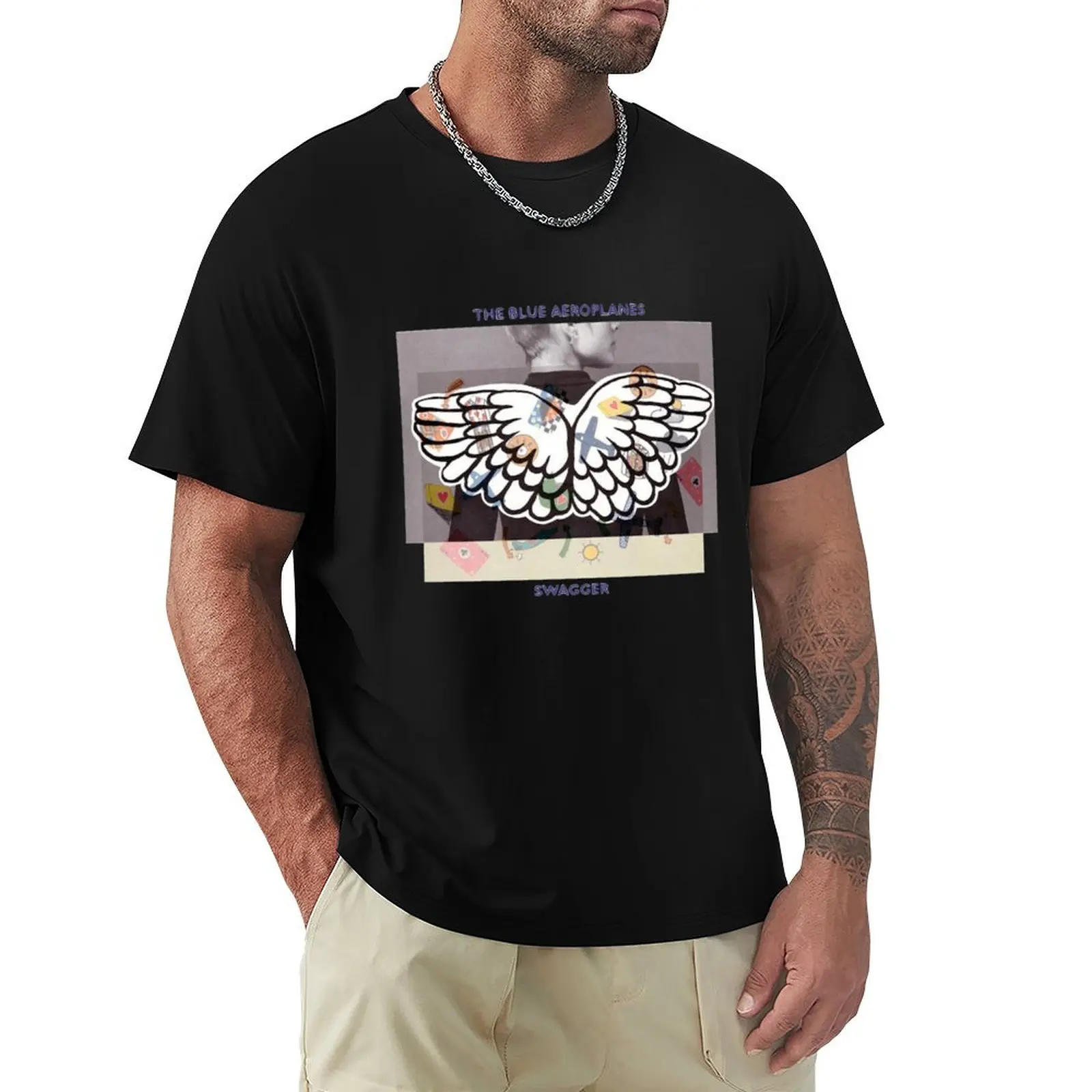 The Blue Aeroplanes Swagger T-Shirt Halloween Casual T-Shirt