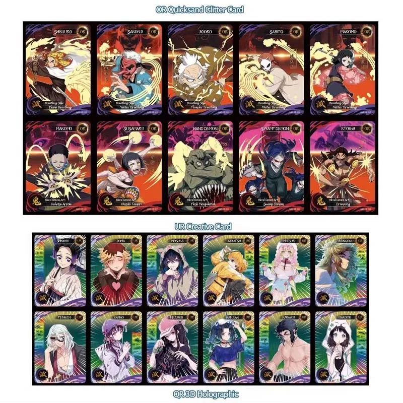 Aikaho Demon slayer DS-02 Apocalypse Trading Card booster box Anime Hobby Collection Tanjiro cards Nezuko card