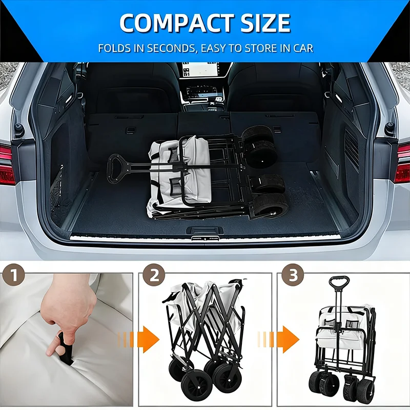 Portable Trolley Garden car Ca - Outdoor Camping Shop review and price