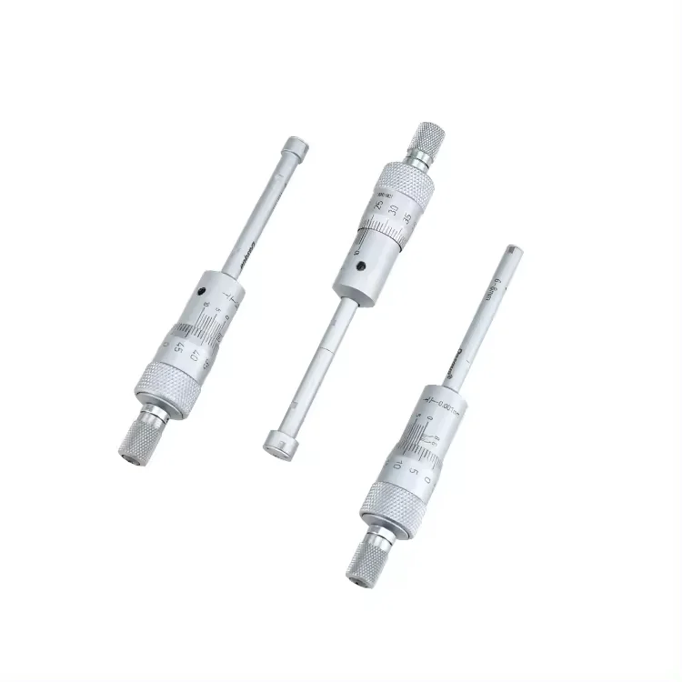 High Precision 12-20mm Three Points Internal Inside Micrometers Set With Extension Rods