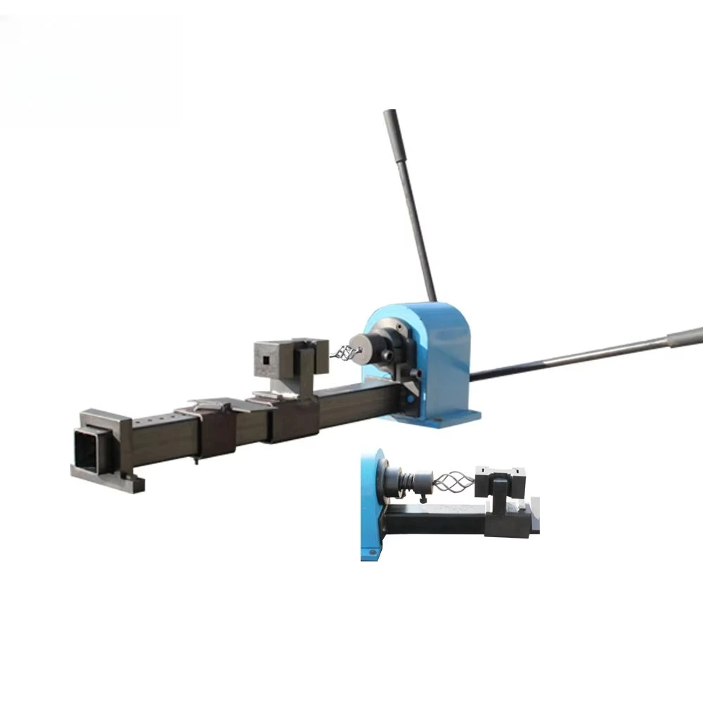 Iron manual basket making machine 4 square steel twister