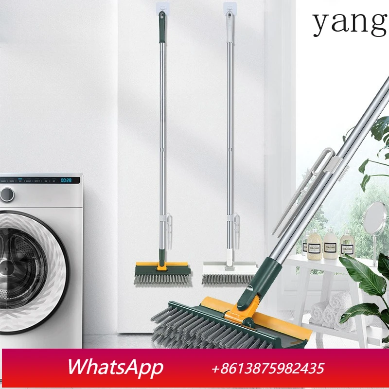 

LTT Bathroom Corner Gap Brush Multifunctional Long Handle Floor Brush Cleaning Tool Artifact