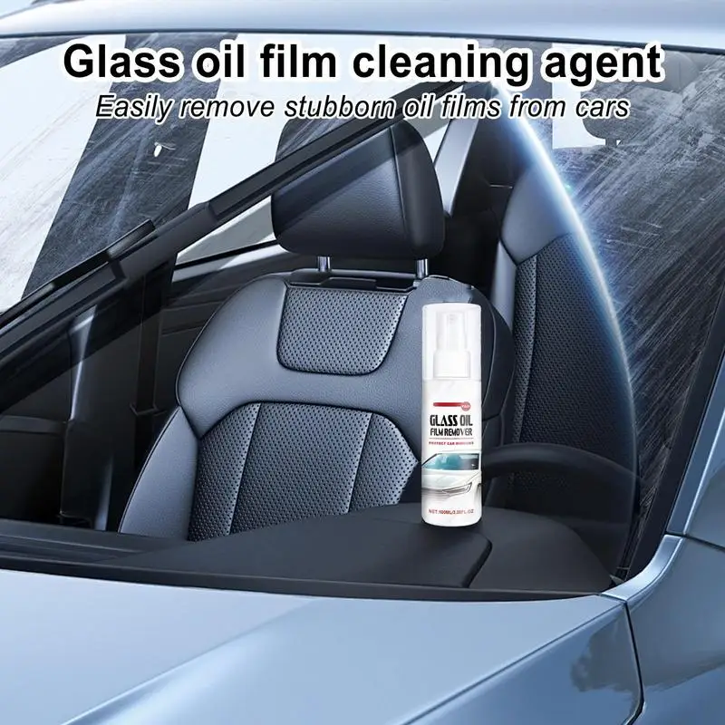 100ml Powerful Vehicle Oil Film Remover Auto Windshield Cleaning Spray Car Glass Oil Film Cleaning Agent Car Accessories