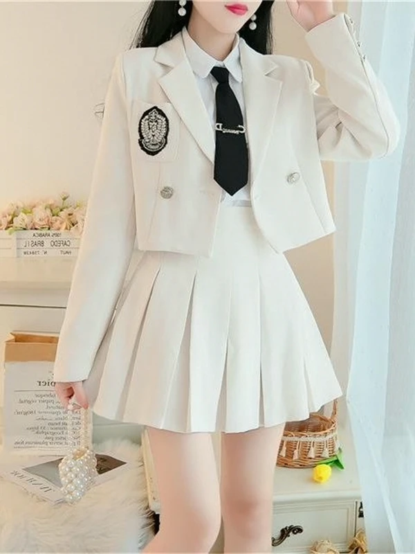 

Женский комплект костюма JK с юбкой f, состоящий из двух предметов, весенне-осенний профессиональный модный ансамбль Godd Sle