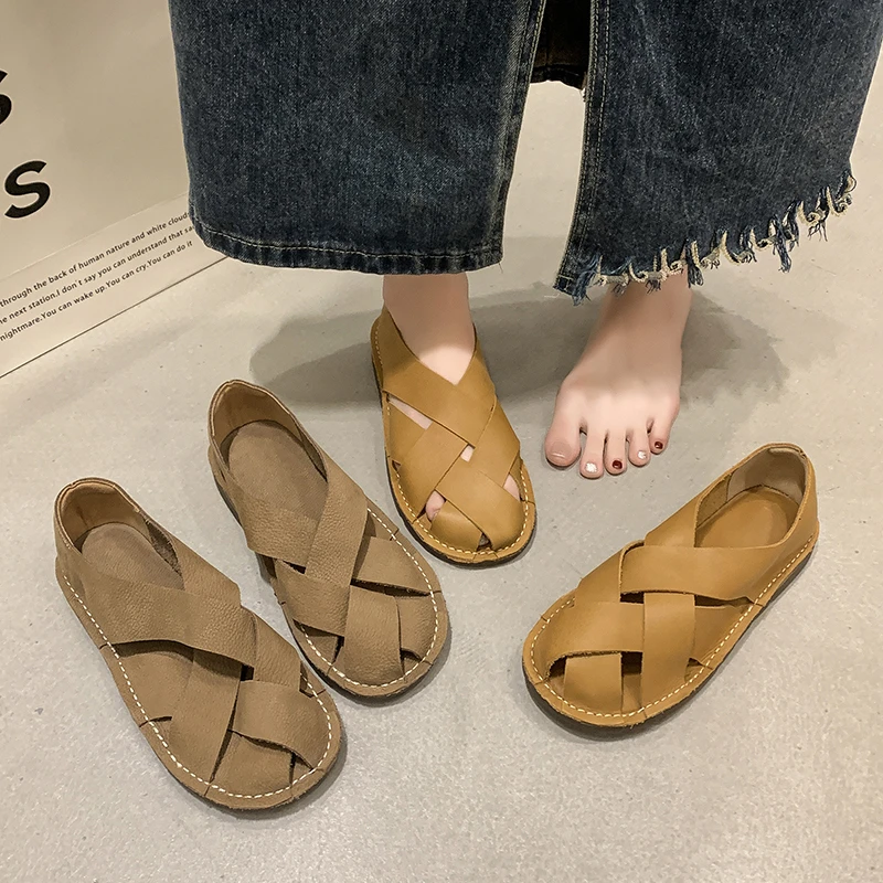 Women\'s Shoes Sandals Flats Low Heels Sneakers Casual Gladiator Barefoot Loafers Slip-on Summer Spring Comfortable on Promotion