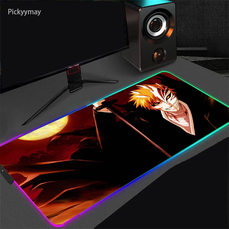 lixivia anime rgb gaming mouse pad led luz grande tapete do mouse mesa teclado backlight mousepad computador portatil gamer esteiras 01