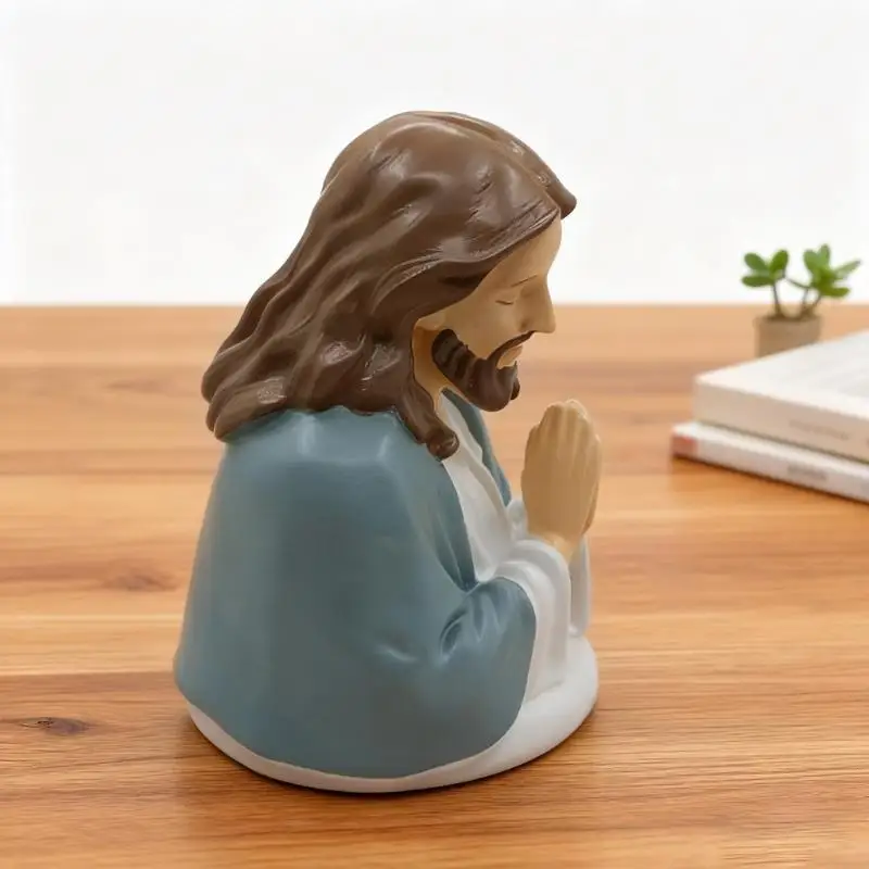 H8WB Jesuses Nightlight Decorative Table Lamp Catholic Home Decors Religious Gift view 3