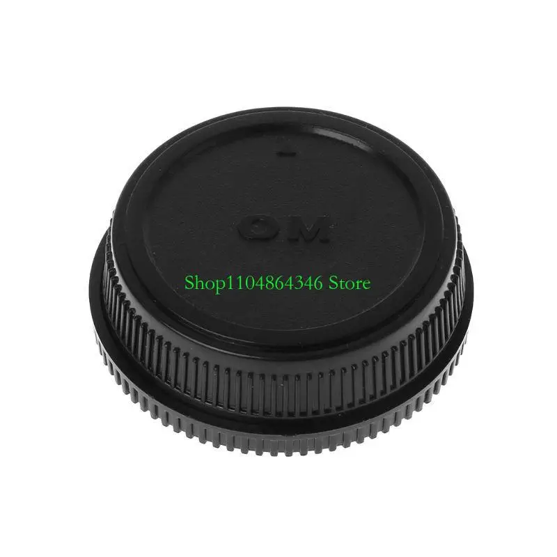 5asd Black Camera Body and Rear Lens Cover for Olympus OM SLR Camera