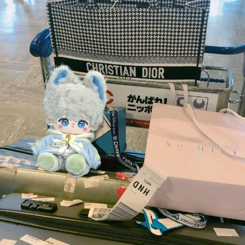 Aster Cotton Plush Doll 20cm Kawaii Game Character Soft Stuffed Toy Girl Gift Collectible Keychain Bag Charm