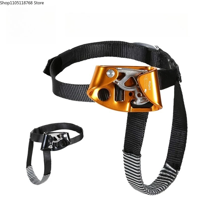 Rock Climbing Cavern Exploration Right Foot Lift Ascender Outdoor Mountaineering Foot Ascend Equipment