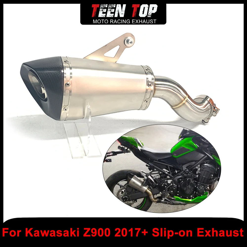 High Performance Z900 Exhaust Muffler Connect Tube Stainless Steel For Kawasaki Z900 Escape Moto Silencieux 2017+ DB Killer