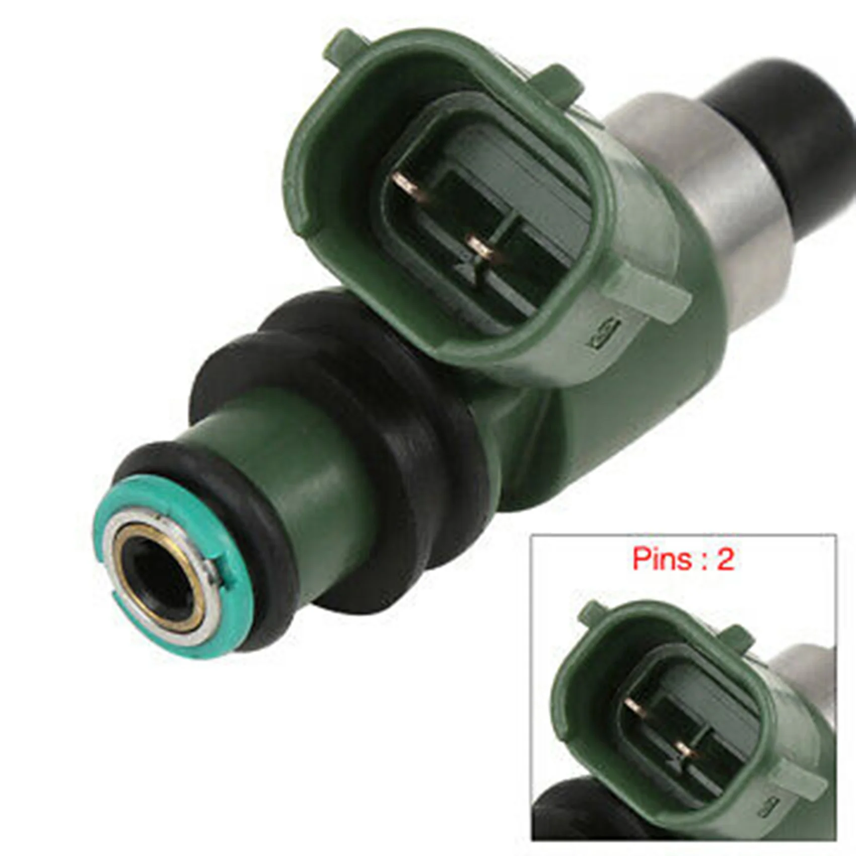 Inyector de combustible 16450-HN8-A61 para Honda CRF450R, nuevo, 12 agujeros, Color verde