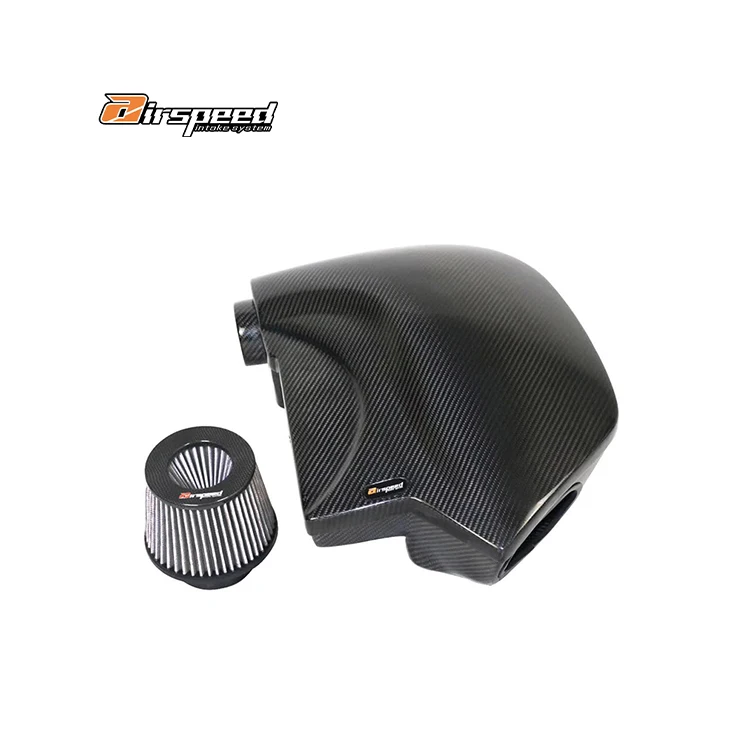 

Airspeed Brand Corrosion-resistant Hot Sale 100% Dry Carbon Fiber Material air intake system For bmws 535li 640li N55 3.0T