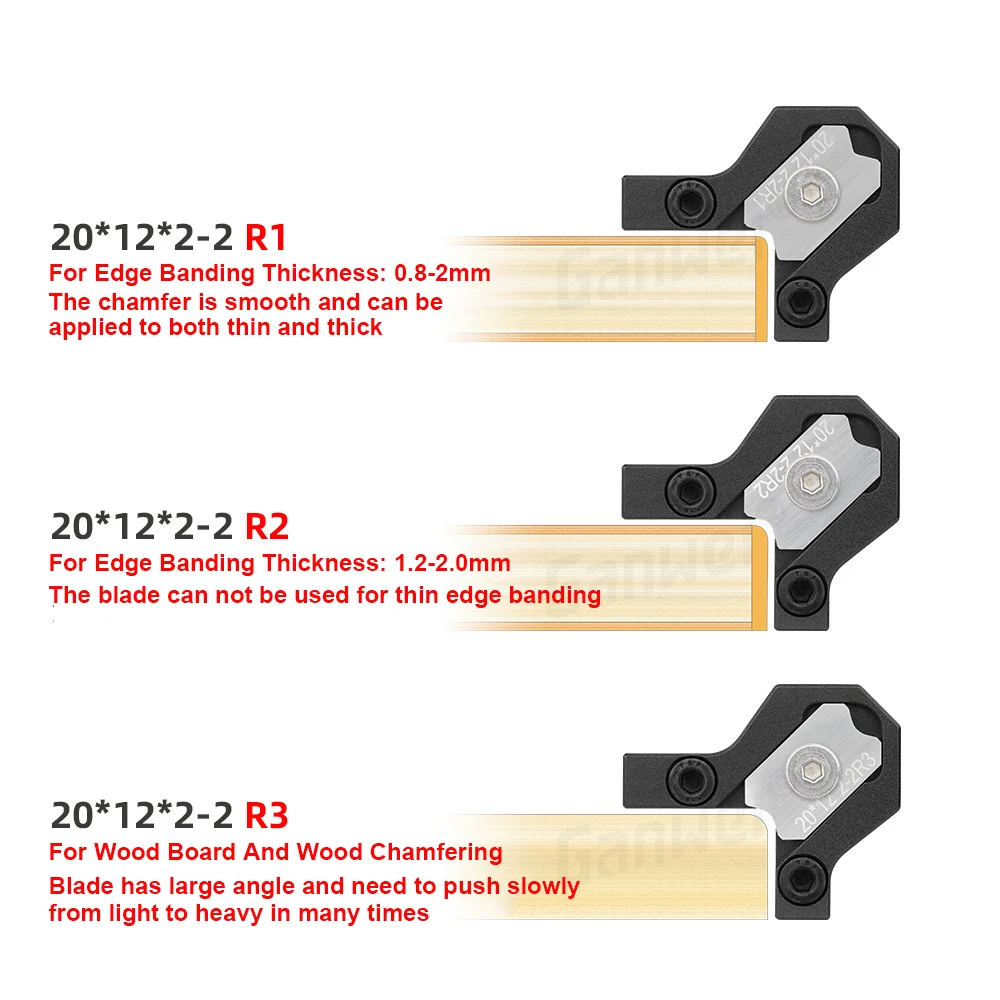 ใบมีดงานไม้ขอบมุมกบขอบแถบ Arc ตัดคู่มือ Planer ไม้ Chamfering เนื้อ Scraper Board เครื่องมือขัด
