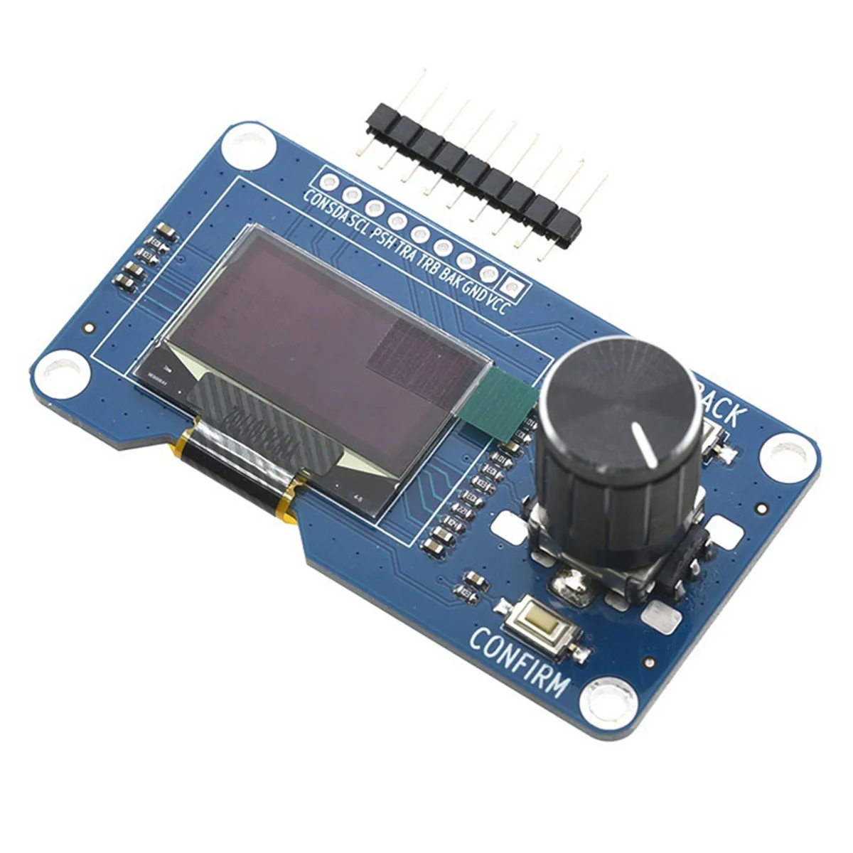 شاشة عرض Oled مشهورة مع واجهة IIC لوحدة التشفير الدوارة EC11 لـ Arduino 0.96 بوصة
