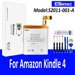 2026 Years Replacement Battery 890mAh S2011-001-A For Amazon Kindle 4 5 6 D01100 515-1058-01 MC-265360 DR-A015 Batteries