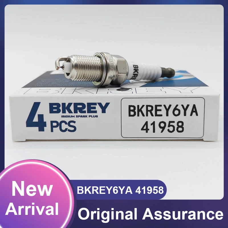 4/20PCS BKR6EYA-11 4195 Iridium Spark Plug For Mitsubishi Subaru Toyota Camry Honda Rav4 Lexus Audi Volvo For BKREY6YA 41958