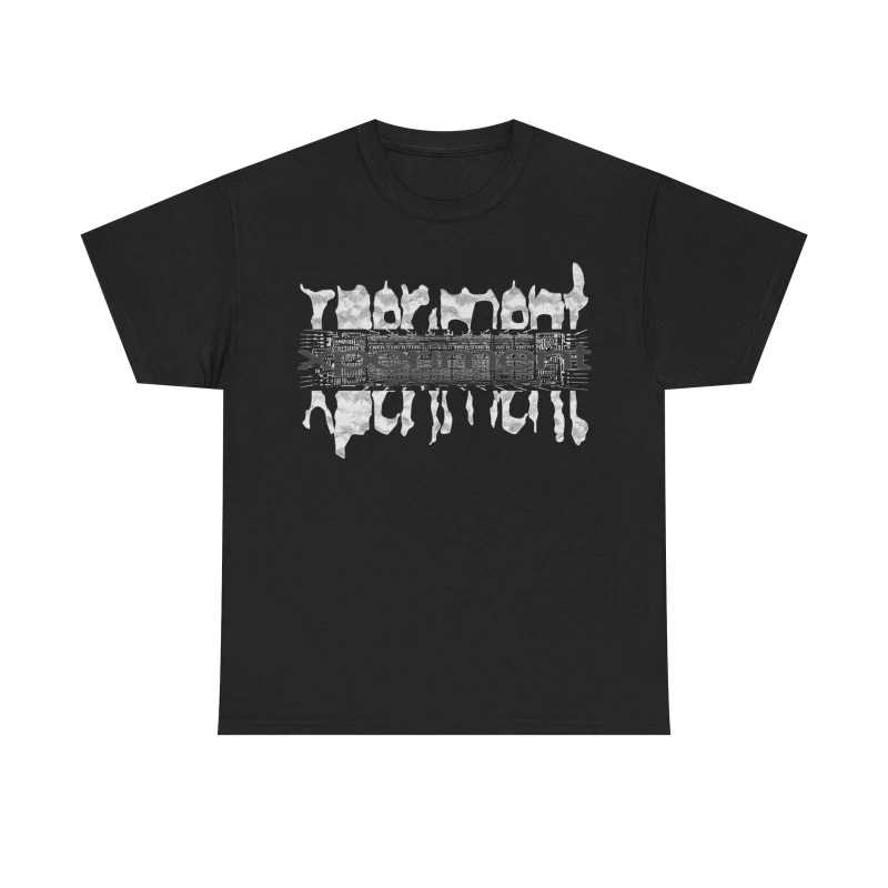 Ken X Carson "Xperiment Processor" Tour Merch T-Shirt. Reine Baumwolle, locker sitzendes, lässiges Streetwear-Oversize-T-Shirt – Detail 3
