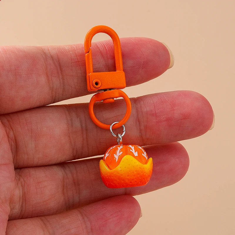 

Aihua Cute Simulation Fruit Keychain Seeds Corn Grape Orange Keyring Women Girls Handbag Pendants DIY Handmade Jewelry Gifts