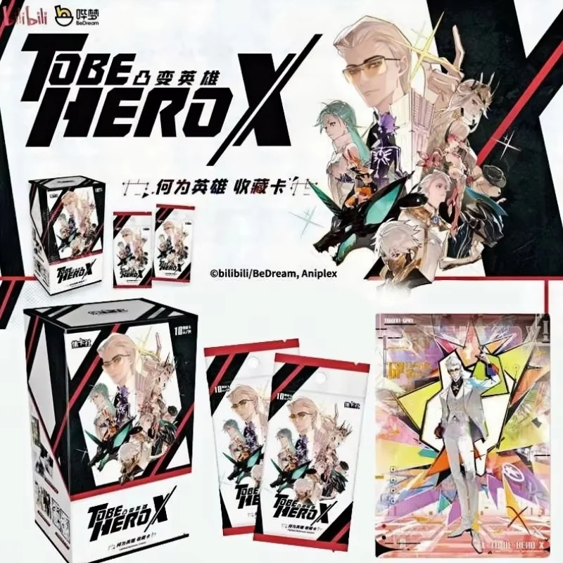 New To Be HERO X Card TOBEHEROX Series Collection Cards What Is A Hero Animation Cartoon Peripheral Card Birthday Gifts