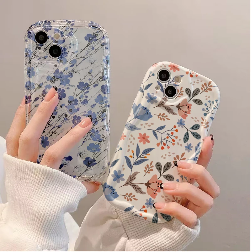 INS Flower Cover For Samsung A57 5G S26 Ultra Plus A56 A55 A37 A16 A06 A54 A53 A34 A14 A32 A05 A05s A13 A26 5G  Soft Phone Case