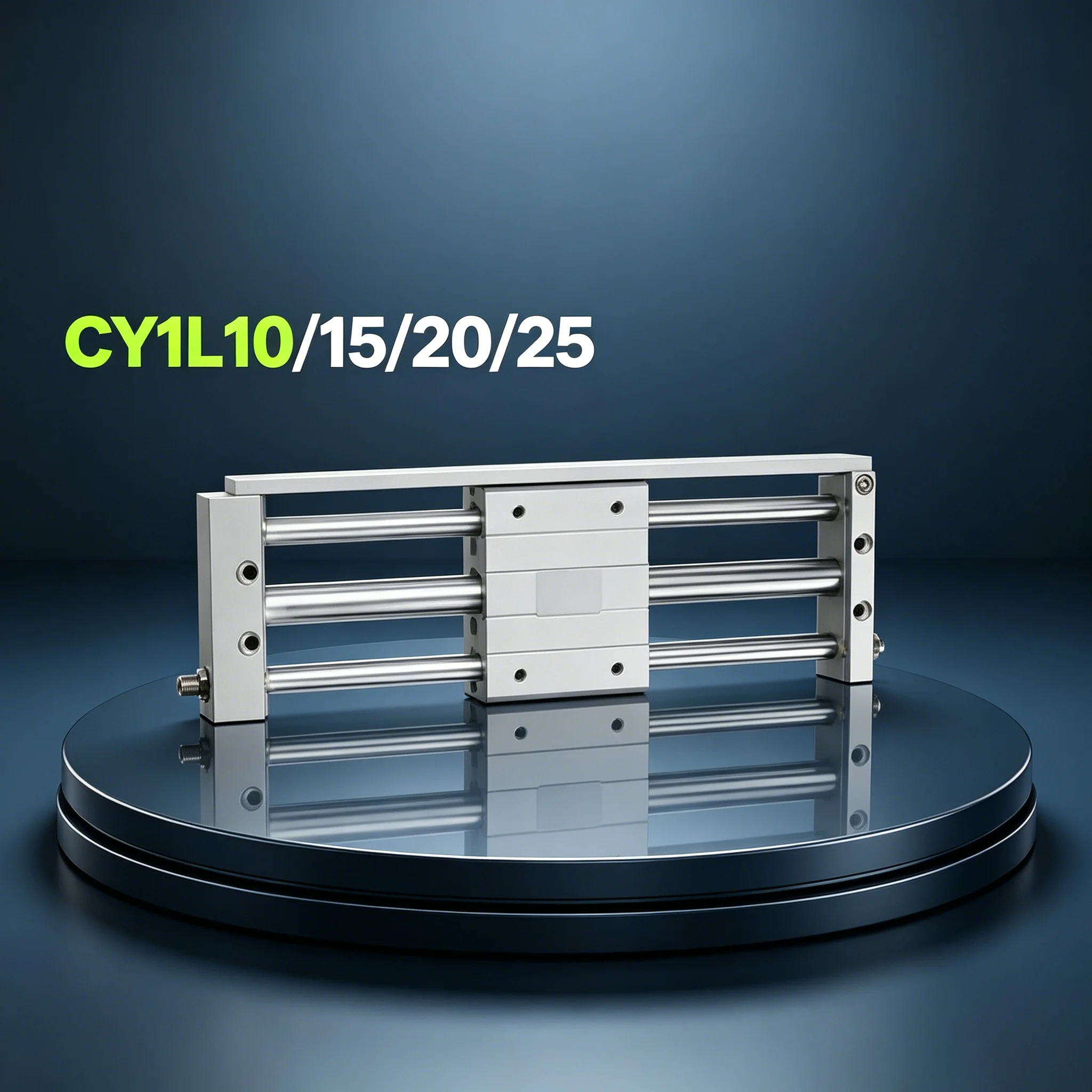 CY1L10/15/20/25/32/40-50X100X150 Magnetic Couple With Guide Rail Rodless Air Pneumatic Cylinders Piston Bese Customized