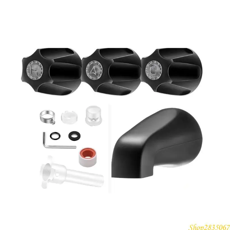 Contemporary Styled Concealed Bathtub Faucet Downspout For Modern Bathrooms Efficient Water flows And Sleeks Design 831F