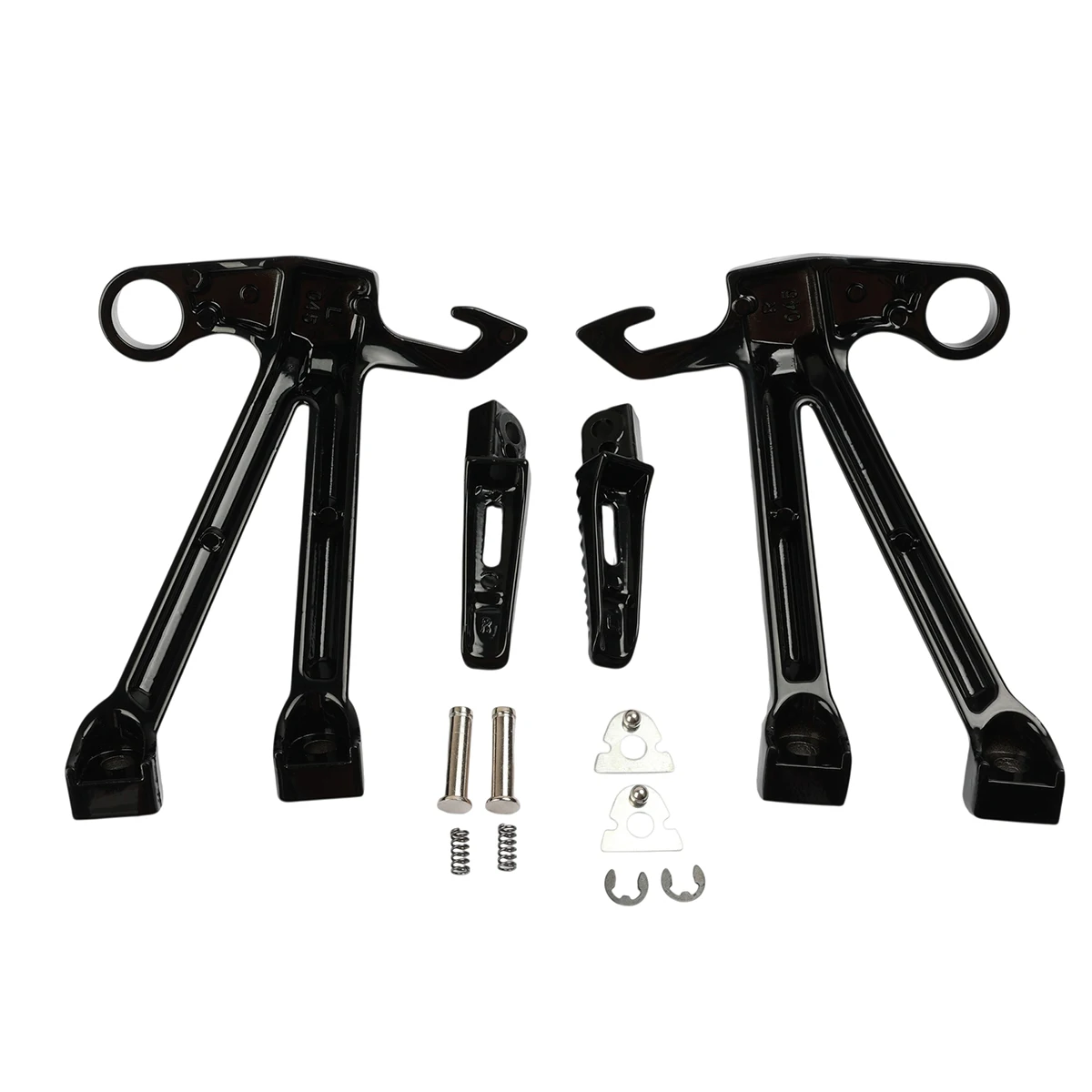 Motorcycle Rear Passenger Footrest Foot Peg Rest Pedal Bracket Kit For Suzuki GSXR1000 GSX-R1000 2007 2008  K7 K8