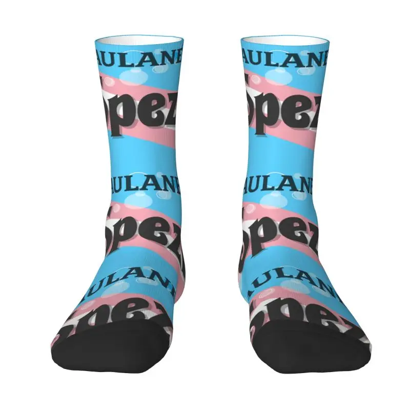 

Custom P-paulaners Spezi Love Dress Socks for Men Women Warm Fashion Drink Lover Crew Socks