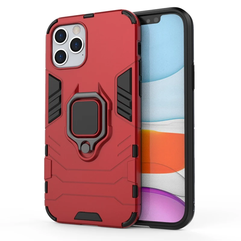 

10 Shockproof Armor Case For iPhone 12 Pro Max 11 Pro SE 2020 Ring Phone Cover for Apple iPhone XS Max XR 5S 6S 7 8 Plus SE Capa