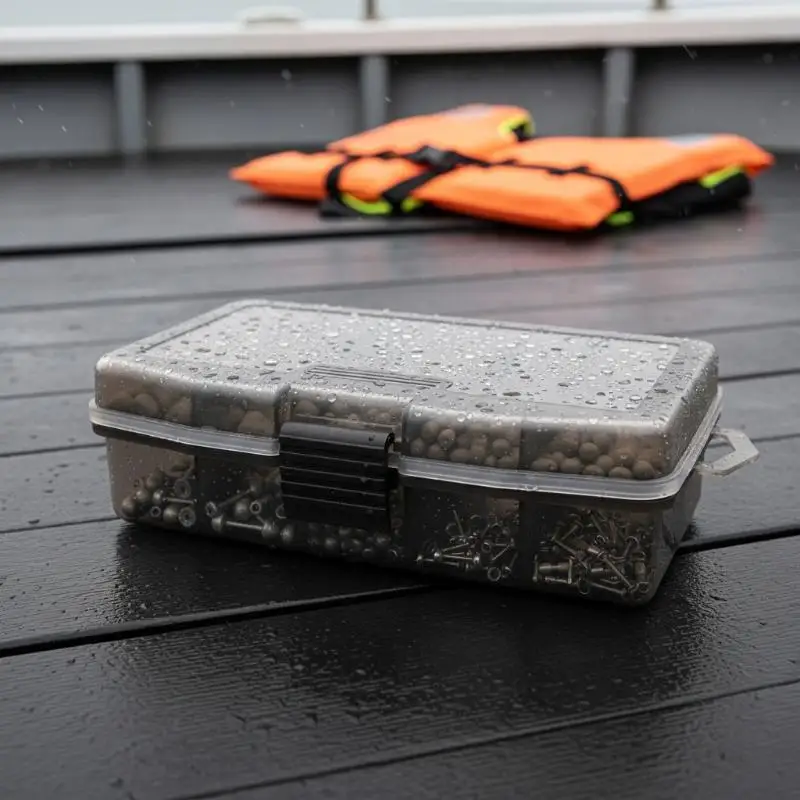 Portable Double Sided Fishing Tackle Box High Capacity Organizer for Fishing Accessories  Baits Convenient for Outdoor Use