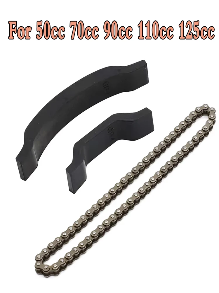 AliExpress For 50cc 70cc 90cc 110cc 125cc ATV Quad Scooter 62 Link Chinese Starter Chain w/ Starter Chain Guides Dirt Bike Go Karts TaoTao