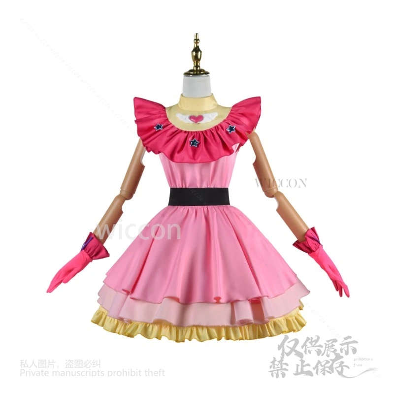 أنيمي أنيمي هوشينو آي روبي أكوا أريما كانا ميميو زي لوليتا موحدة الباروكات هالوين كرنفال ملابس للحفلات مخصصة ‌