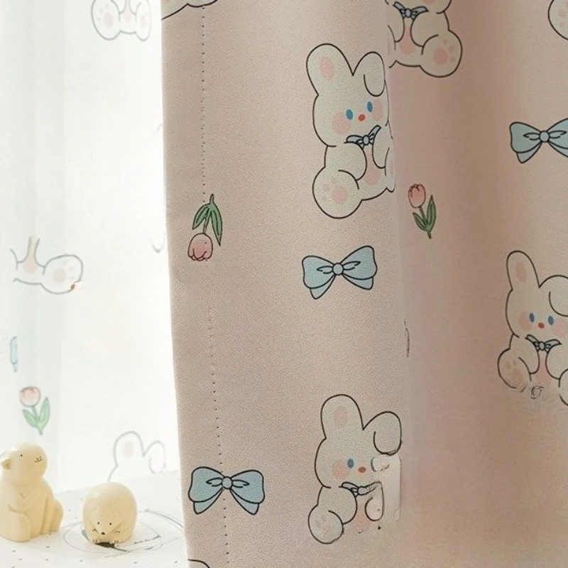 Custom Size！！Modern Children's Fun Boys Girls Full Sunshade Printing Thick Curtains for Living Dining Room Bedroom Decor Window