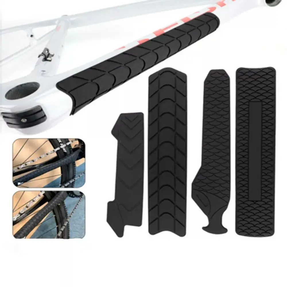 Anti-Scratch Bike Frame Stickers Protect Sticker Cycling Accessories Self-Adhesive Cover Protection Cable Hose Care