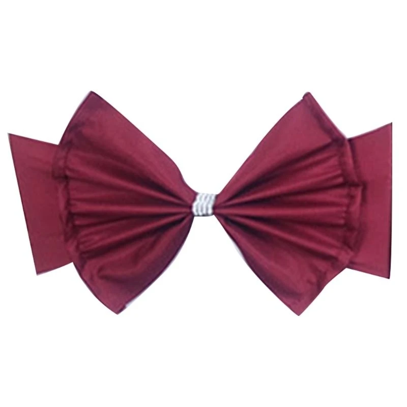 كرسي وشاح كرسي الشريط الانحناء التعادل شريط مرن لحفلات الزفاف والاحتفال بعيد ميلاد والمزيد كرسي الديكور 1 قطعة