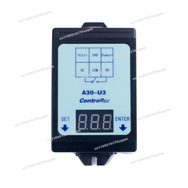A30-U3 DC Voltage Relay 6-80V48V60V 30A Detection and Control Delay Switching Interval Operation