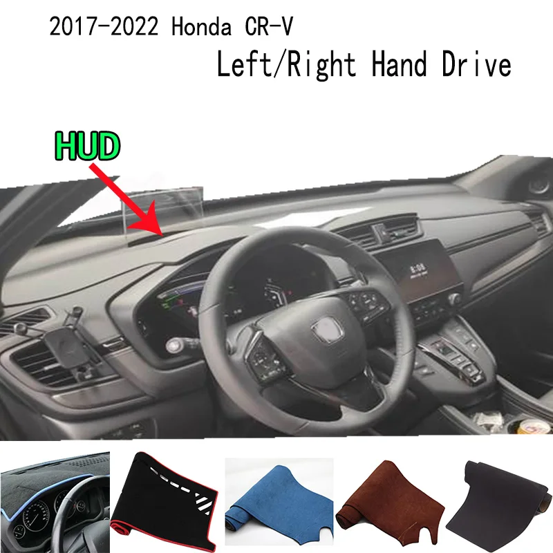 

For Honda CR-V 2017-2022 Accessories Dashboard Cover Instrument Panel Dash Mat Dashmat Protective Pad