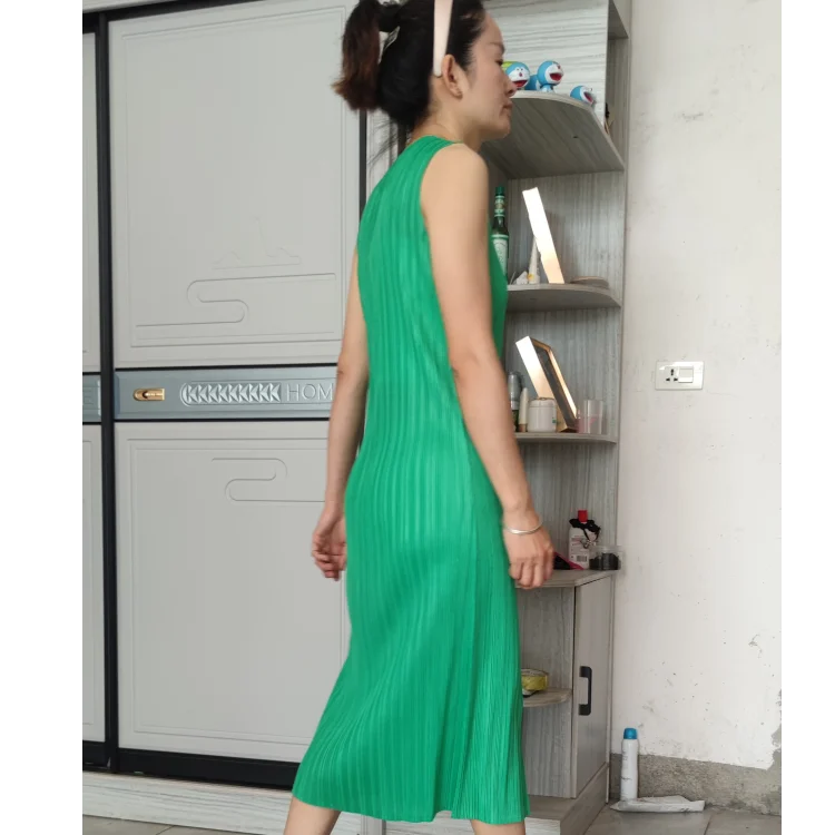 จีบสีเหลืองแขนกุด Tank Top ออกแบบชุดฤดูร้อนผู้หญิงเสื้อผ้า vestidos de fiesta ฤดูร้อนชุด