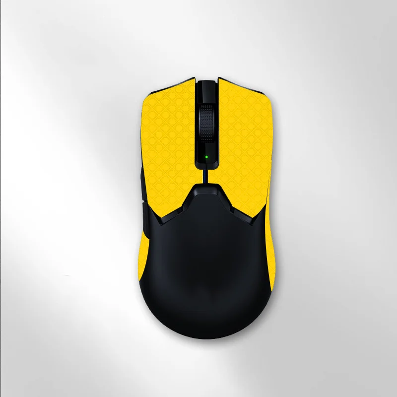 1 Pack HZ-Y Yellow Mouse Anti Slip Sticker For Logitech GPW GPRO X GPX Razer Viper V2 Pro Viper Ultimate Anti Sweat Stickers