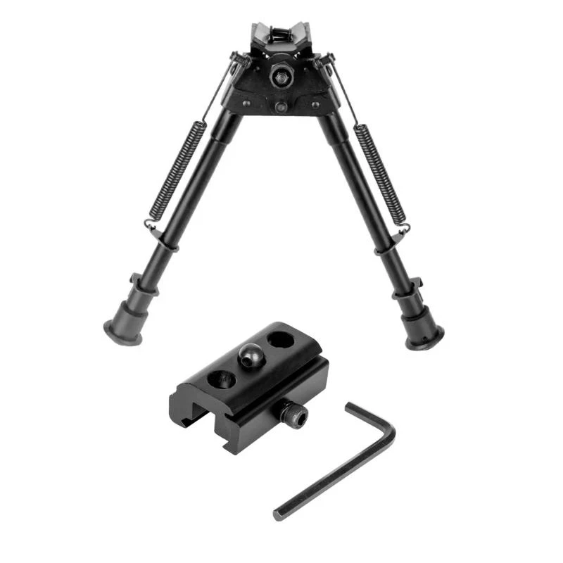 E8BA 20 mm Bipod caza liberación rápida Adaptador bípodos rotativos 20 mm Accesorios instalación