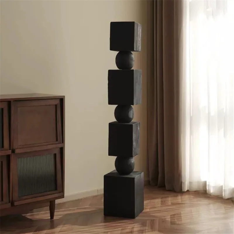 Wooden home furnishings, geometric ornaments for homestays, hotel villas, decorative artworks
