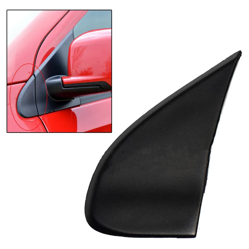 5178151AD Front Left Side Rearview Mirror Flag Wing Molding Fender Cover Strip Fit for Dodge Journey 2009 2010-2020 Black ABS