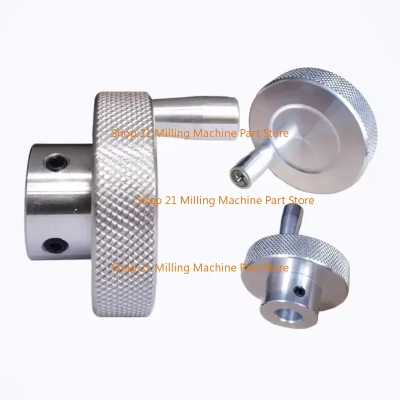 CNC Knurling Sliding Table Screw Rod Knob Crank 5/6/7/8/10/12mm Rotating Handle Embossed Stepper Motor Positioning Hand Wheel